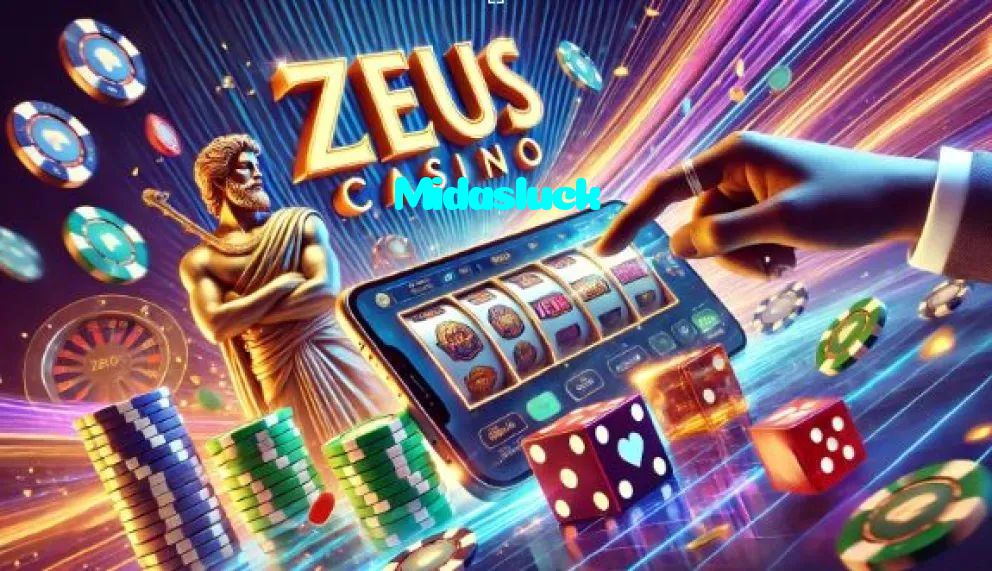Midasluck casino presented on mobile device in Pakistan with slots and live games